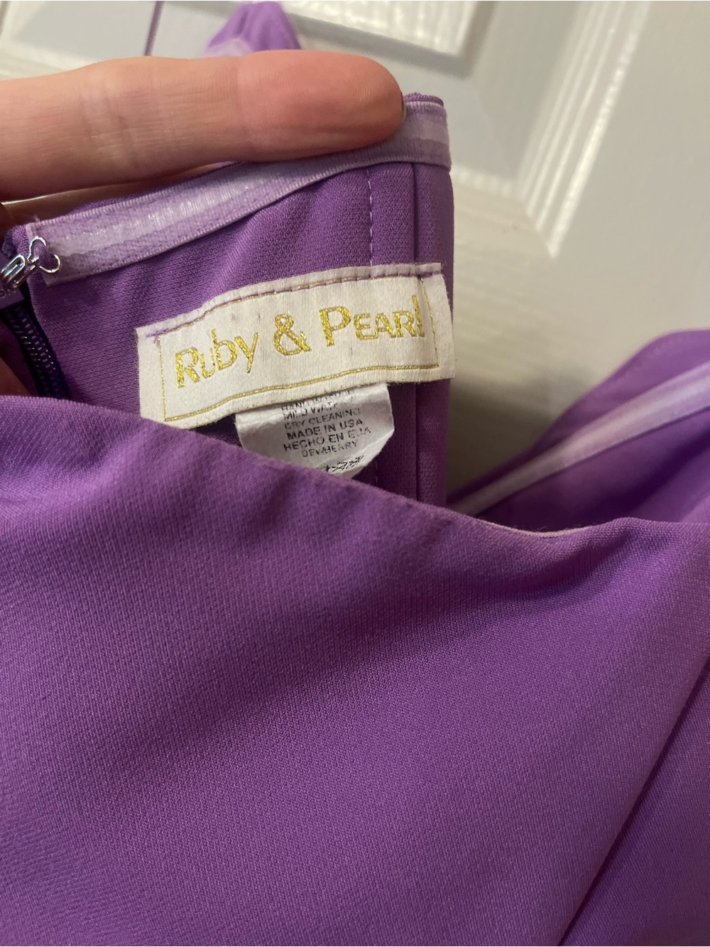 Lilac Midi Dress - Picture 3 of 4